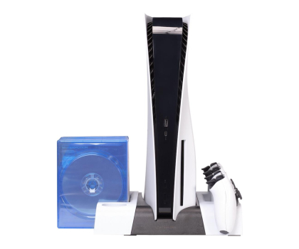 Akcesoria do konsol STEELDIGI Podstawka AZURE CHEYENNE PS5 biała